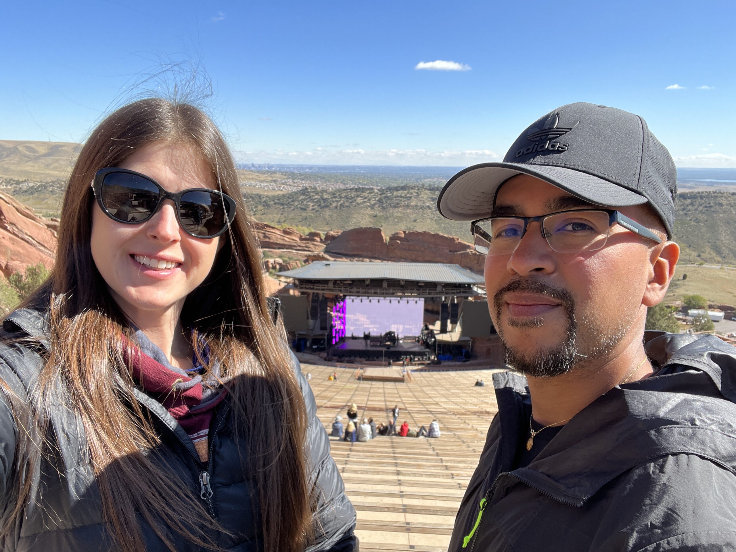 Danielle & Lucio at Red Rock Amphitheatre